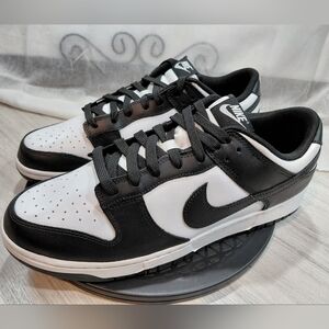 NEW Nike Men's Classic Dunk Low Retro Panda Black & White Sneakers SIZE 13